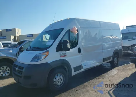 2017 Ram Promaster 2500 High Roof 159 Wb из США, поврежденный, VIN 3C6TRVDG7HE535926